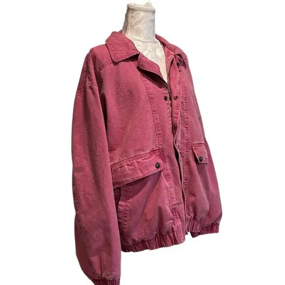 Vintage The North Face 90s Cotton Bomber Field Jacket Mens Sz Medium RN 61661